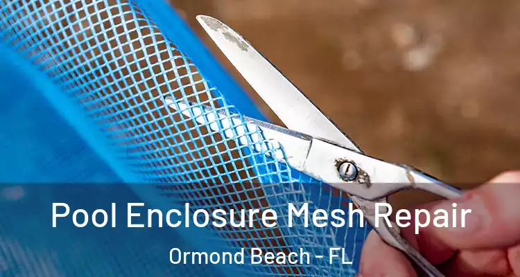 Pool Enclosure Mesh Repair Ormond Beach - FL
